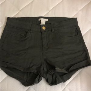 Olive Green Shorts